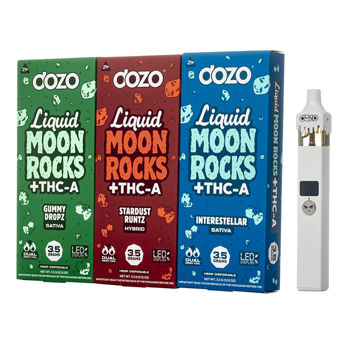 Dozo Liquid Moon Rocks THCA Disposable 5G
