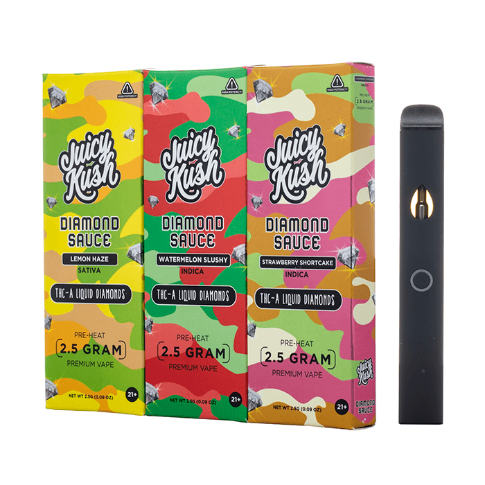 Juicy Kush Diamond Sauce THCA Disposable 2.5G